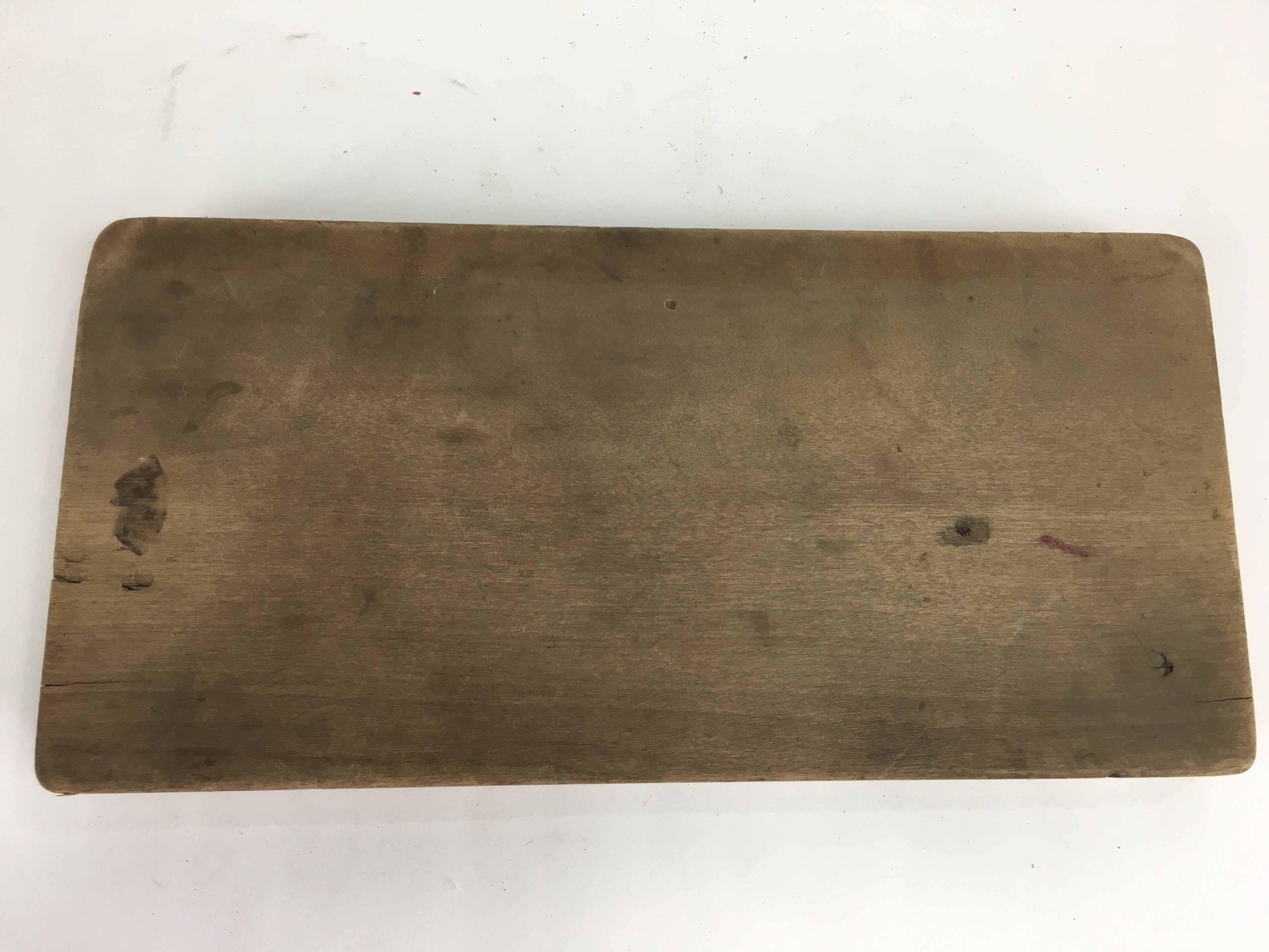 Japanese Wooden Cake Mold Kashigata Sweets Vtg Carving Brown Snapper Kg372