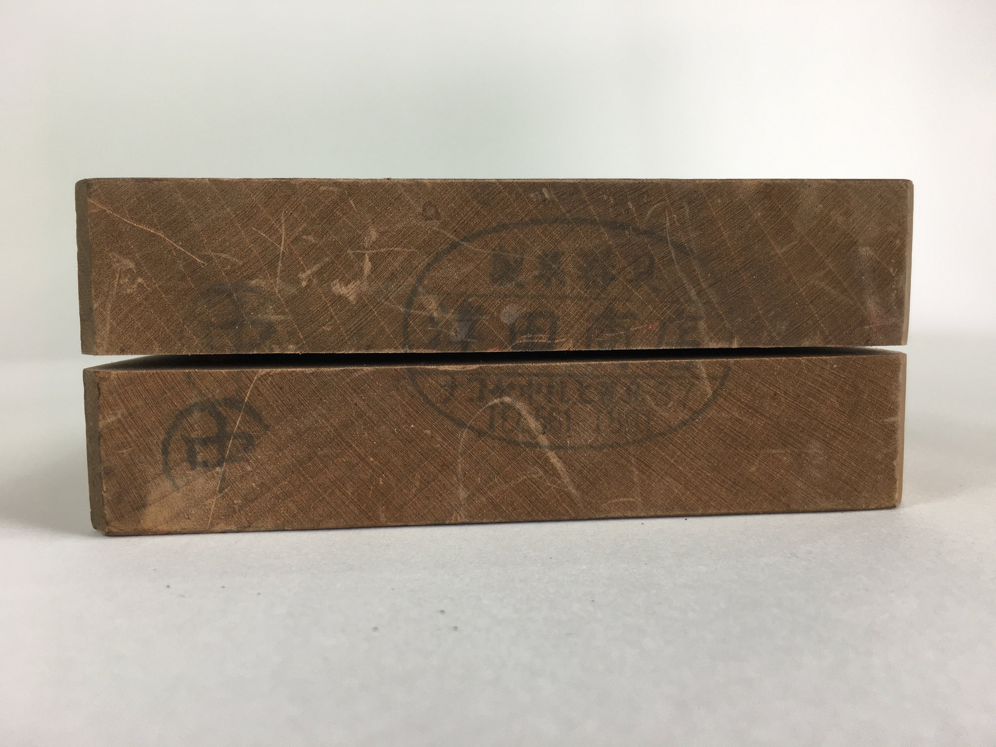 Japanese Wooden Cake Mold Kashigata Sweets Vtg Carving Brown Turtle Kg360