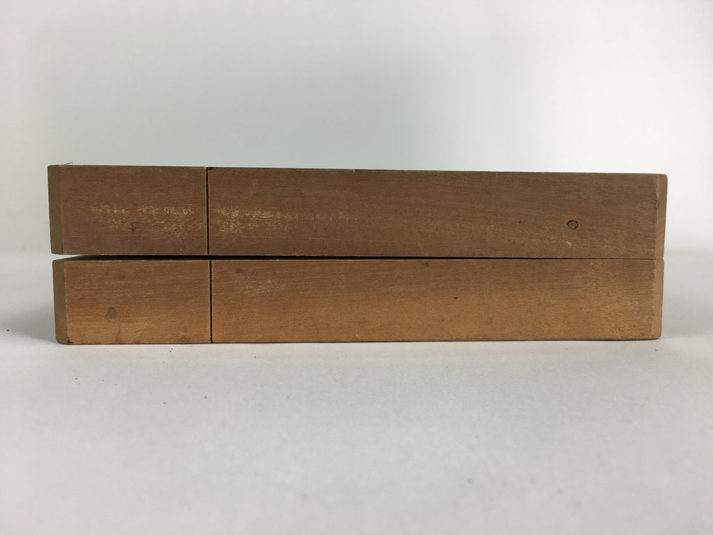 Japanese Wooden Cake Mold Kashigata Sweets Vtg Carving Brown Turtle Kg360