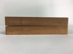 Japanese Wooden Cake Mold Kashigata Sweets Vtg Carving Brown Turtle Kg360
