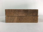 Japanese Wooden Cake Mold Kashigata Sweets Vtg Carving Brown Turtle Kg361