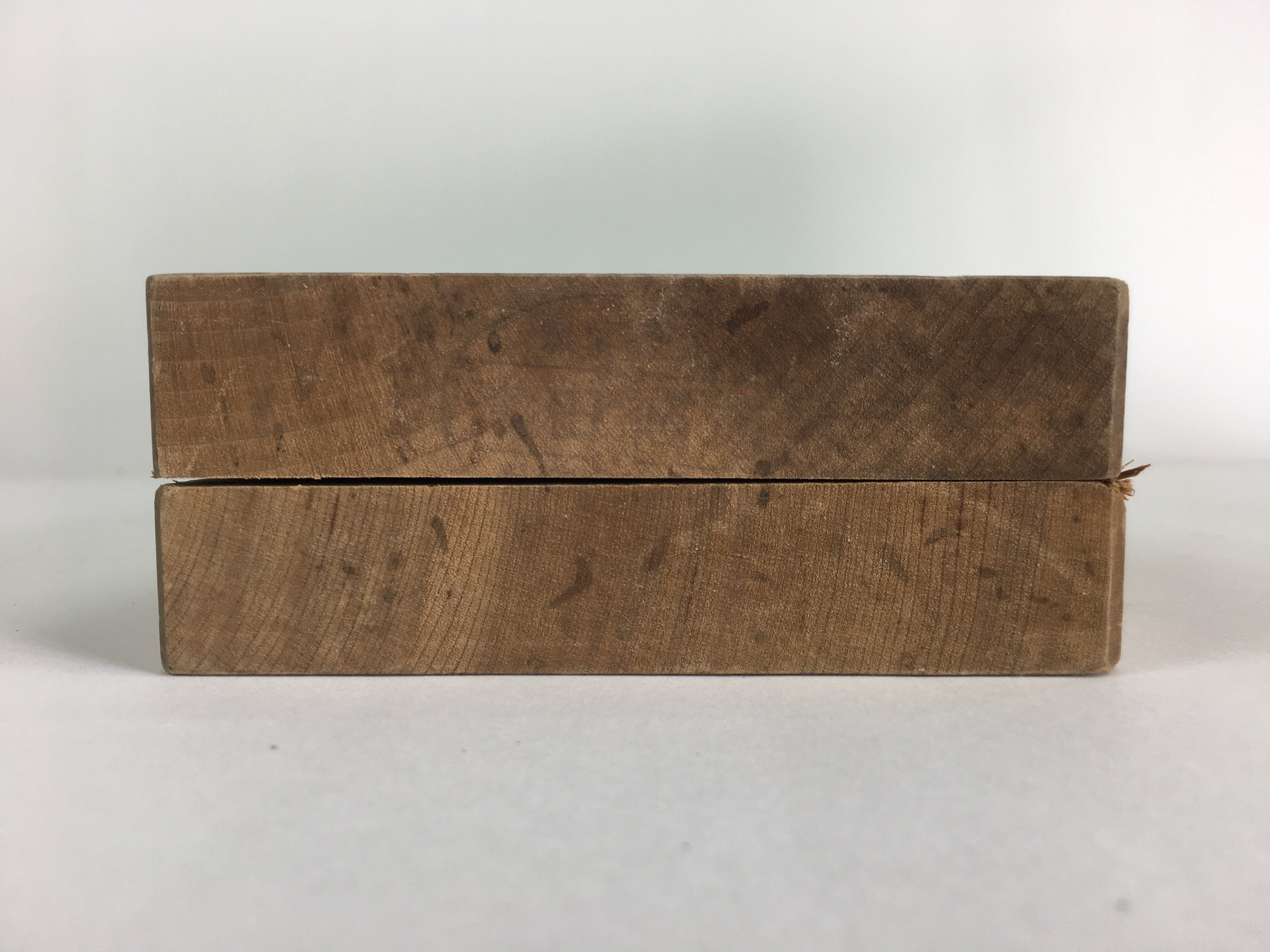 Japanese Wooden Cake Mold Kashigata Sweets Vtg Carving Brown Turtle Kg361