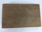 Japanese Wooden Cake Mold Kashigata Sweets Vtg Carving Brown Turtle Kg361