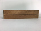 Japanese Wooden Cake Mold Kashigata Sweets Vtg Carving Brown Turtle Kg361