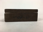 Japanese Wooden Cake Mold Kashigata Sweets Vtg Carving Chrysanthemum Kg342