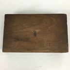 Japanese Wooden Cake Mold Kashigata Sweets Vtg Carving Chrysanthemum Kg342