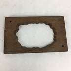 Japanese Wooden Cake Mold Kashigata Sweets Vtg Carving Chrysanthemum Kg342