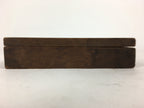 Japanese Wooden Cake Mold Kashigata Sweets Vtg Carving Chrysanthemum Kg342
