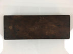 Japanese Wooden Cake Mold Kashigata Sweets Vtg Carving Flowers Kg382