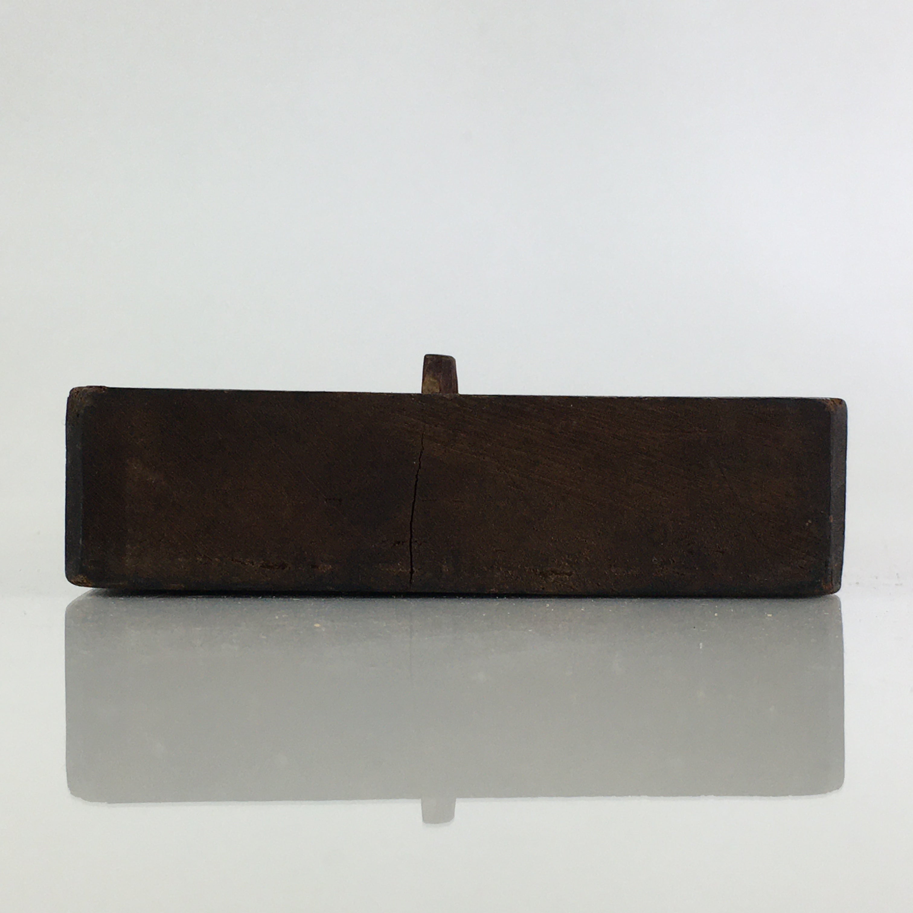 Japanese Wooden Cake Mold Kashigata Sweets Vtg Carving Flowers Kg382