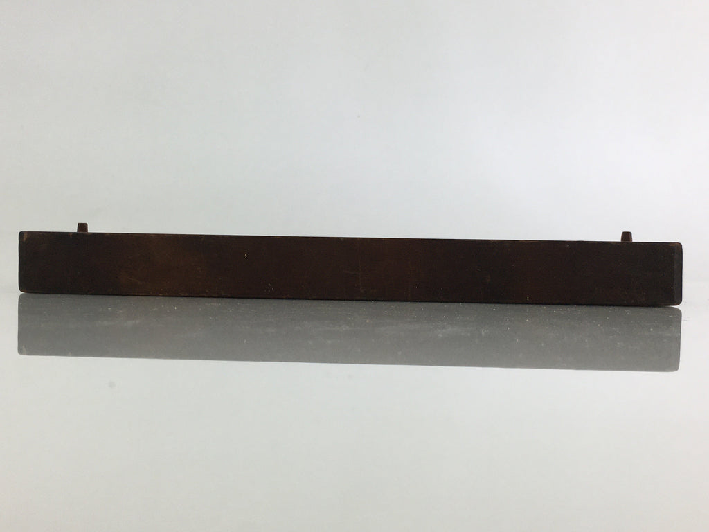 Japanese Wooden Cake Mold Kashigata Sweets Vtg Carving Flowers Kg382