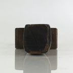 Japanese Wooden Cake Mold Kashigata Sweets Vtg Carving Half Sphere Kg378