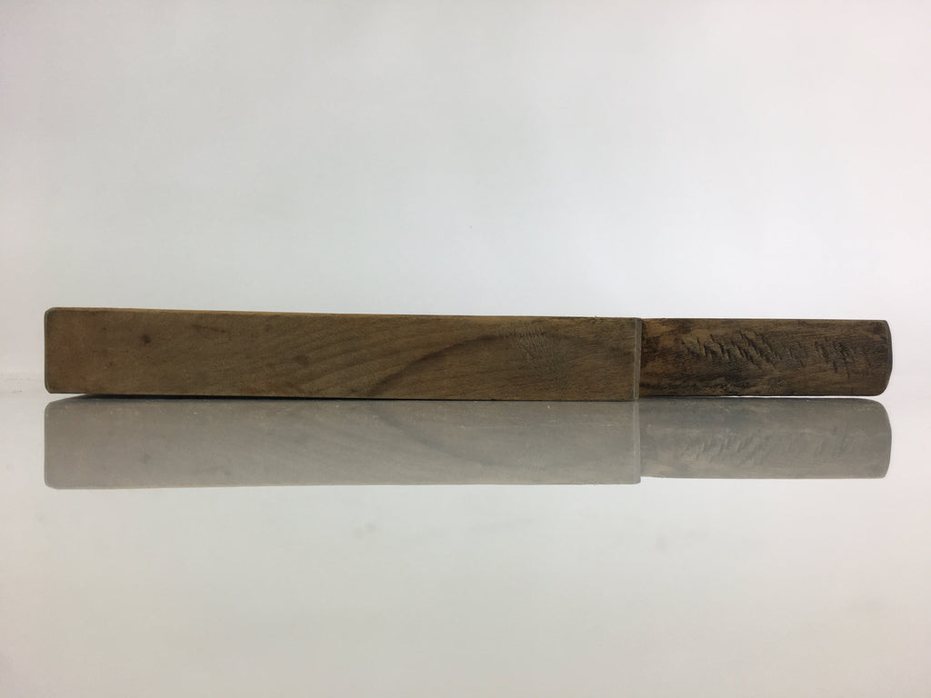 Japanese Wooden Cake Mold Kashigata Sweets Vtg Carving Half Sphere Kg378