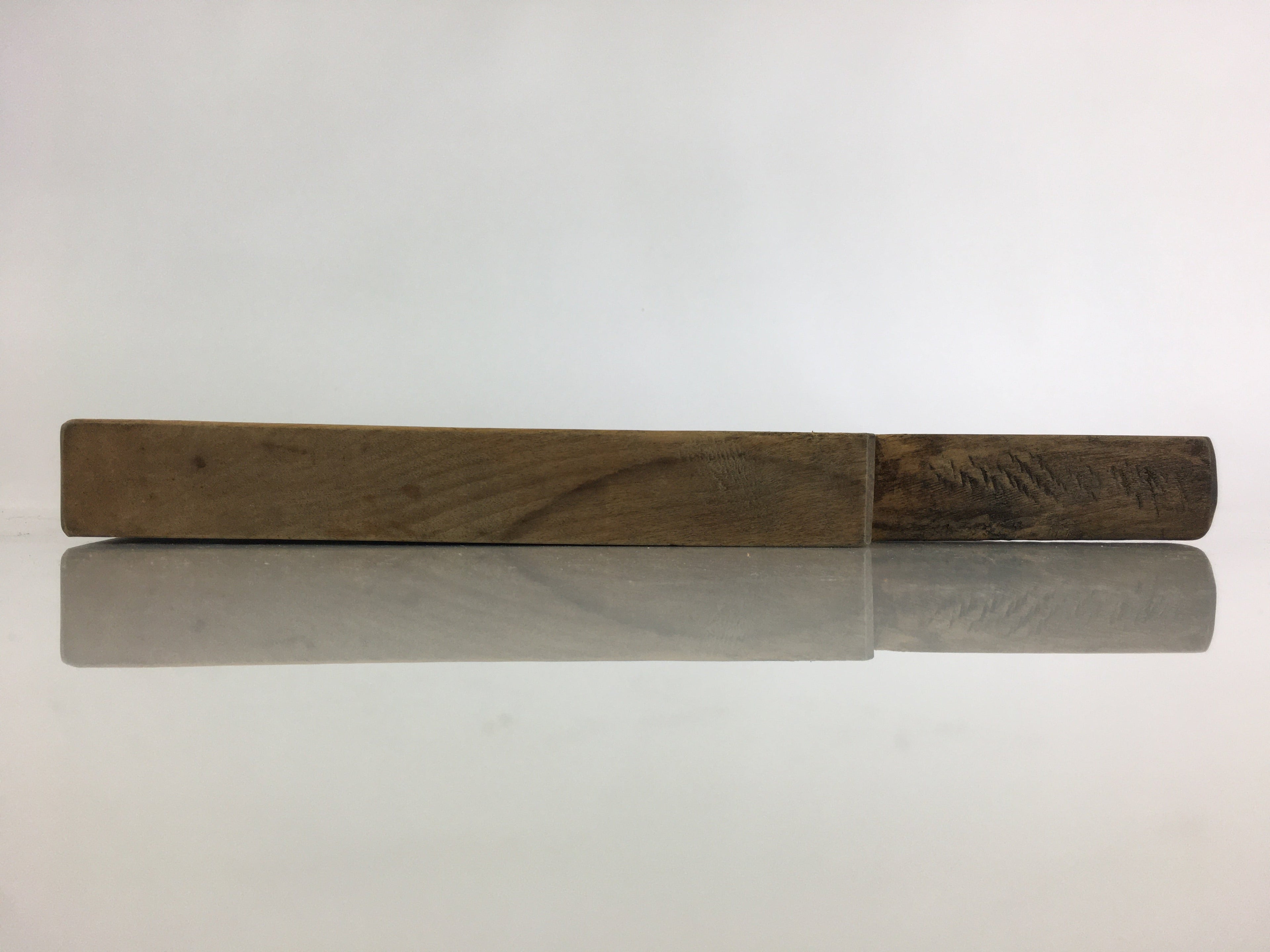 Japanese Wooden Cake Mold Kashigata Sweets Vtg Carving Half Sphere Kg378
