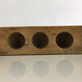 Japanese Wooden Cake Mold Kashigata Sweets Vtg Carving Half Sphere Kg378