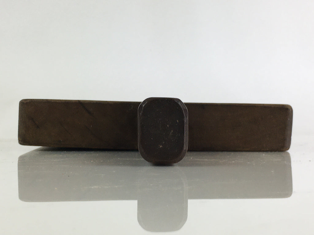 Japanese Wooden Cake Mold Kashigata Sweets Vtg Carving Lotus Flower Kg377