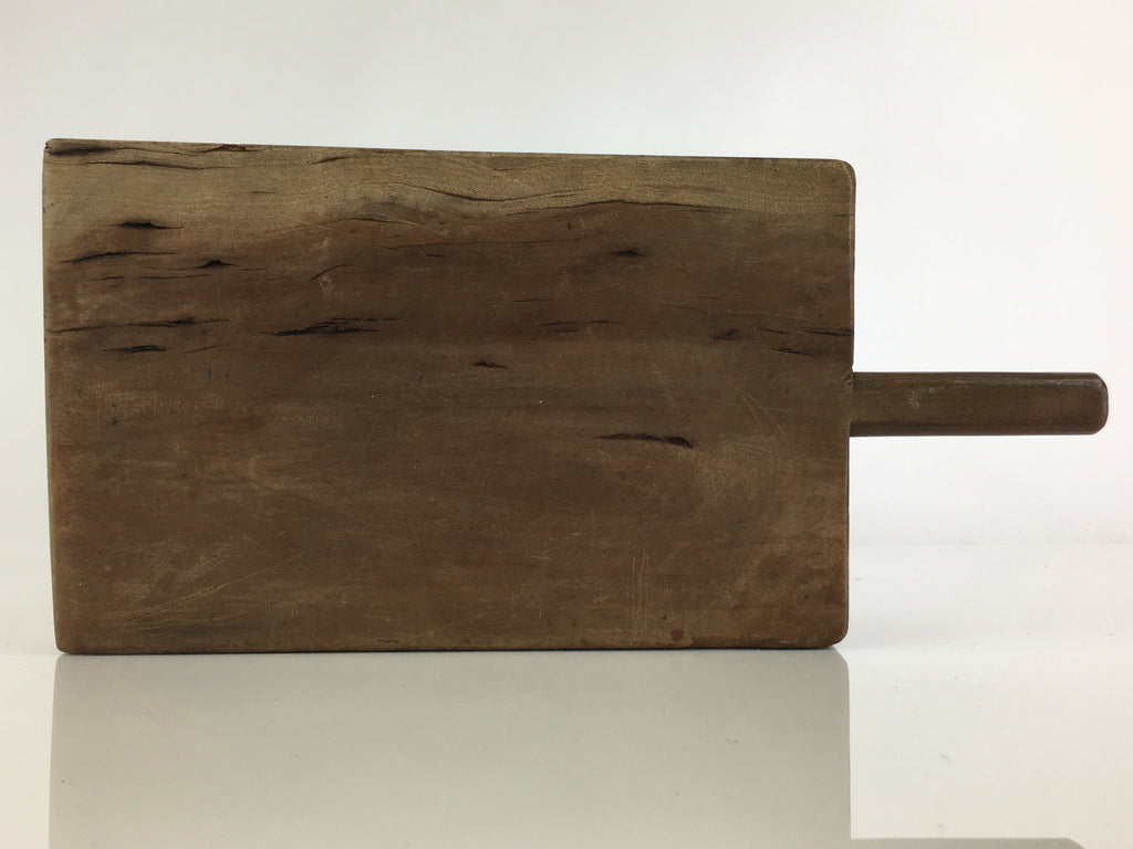 Japanese Wooden Cake Mold Kashigata Sweets Vtg Carving Lotus Flower Kg377