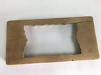 Japanese Wooden Cake Mold Kashigata Sweets Vtg Carving Picture Frame Kg365