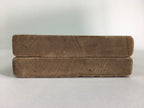 Japanese Wooden Cake Mold Kashigata Sweets Vtg Carving Picture Frame Kg365