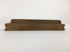 Japanese Wooden Cake Mold Kashigata Sweets Vtg Carving Pine Bamboo Plum Kg352