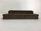 Japanese Wooden Cake Mold Kashigata Sweets Vtg Carving Pine Bamboo Plum Kg375
