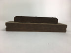 Japanese Wooden Cake Mold Kashigata Sweets Vtg Carving Pine Bamboo Plum Kg375