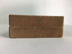 Japanese Wooden Cake Mold Kashigata Sweets Vtg Carving Treasure Ship Kg366