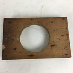 Japanese Wooden Cake Mold Kashigata Sweets Vtg Carving Yatano-Kagami Kg344