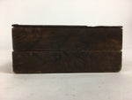 Japanese Wooden Cake Mold Kashigata Sweets Vtg Carving Yatano-Kagami Kg344