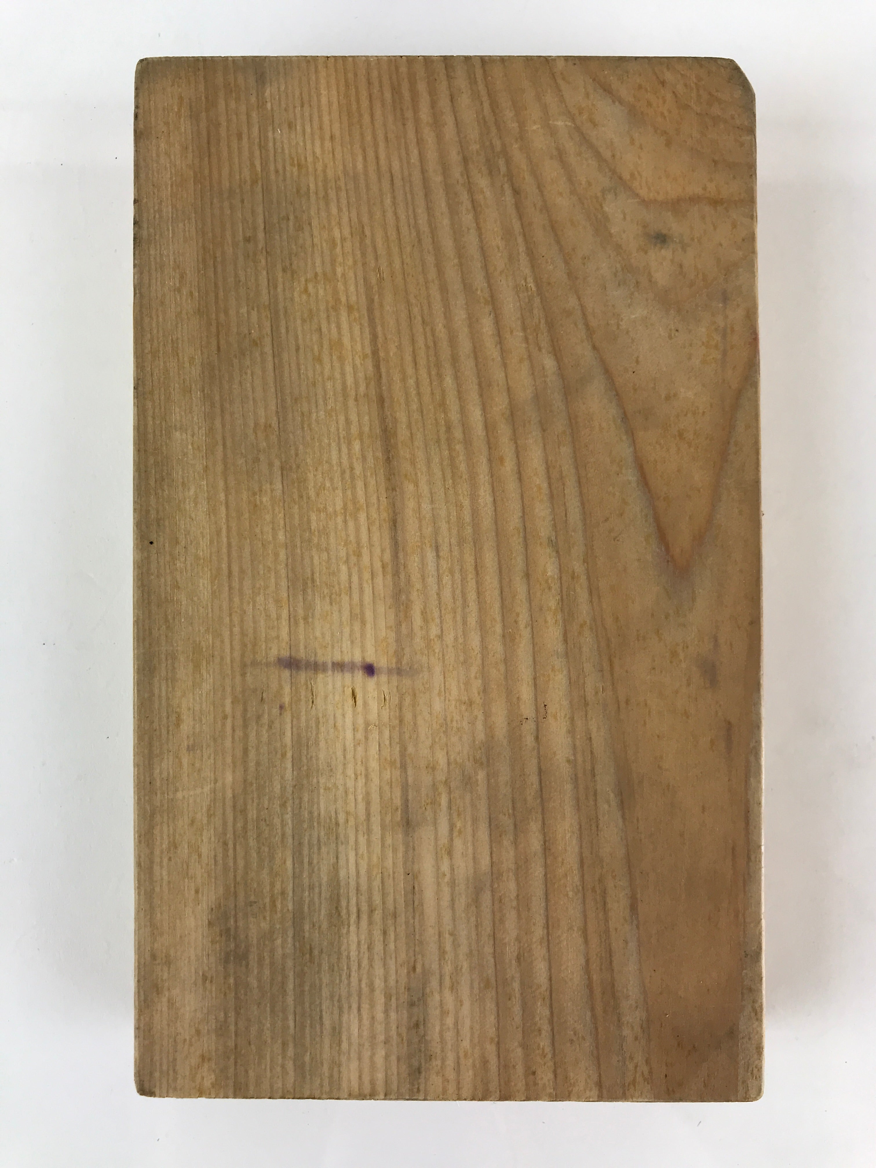 Japanese Wooden Cake Mold Kashigata Sweets Vtg Hina Doll Kg390