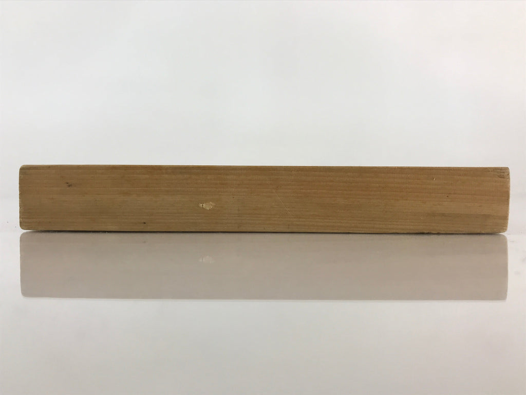 Japanese Wooden Cake Mold Kashigata Sweets Vtg Hina Doll Kg390