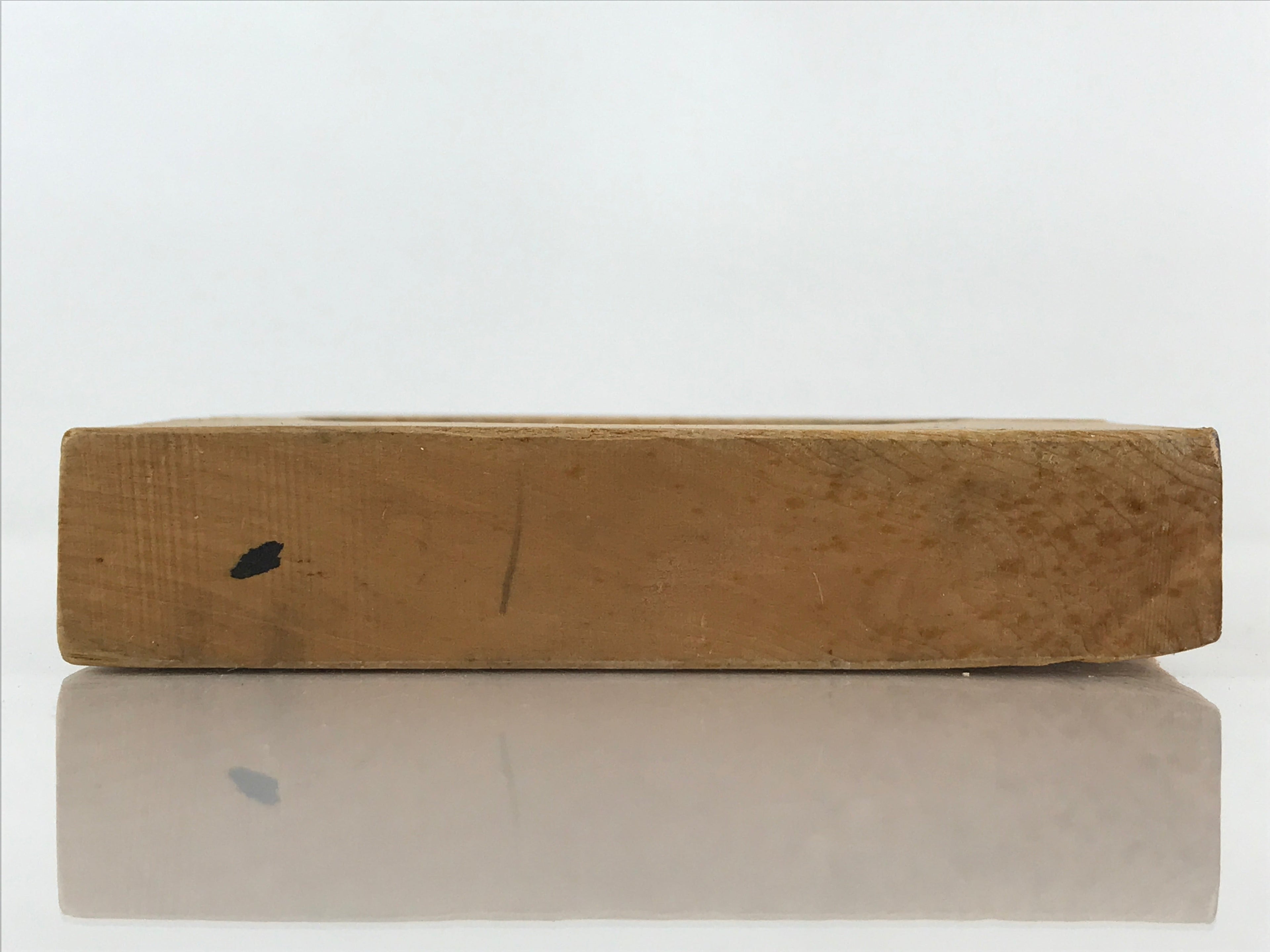 Japanese Wooden Cake Mold Kashigata Sweets Vtg Okame Lady Kg395