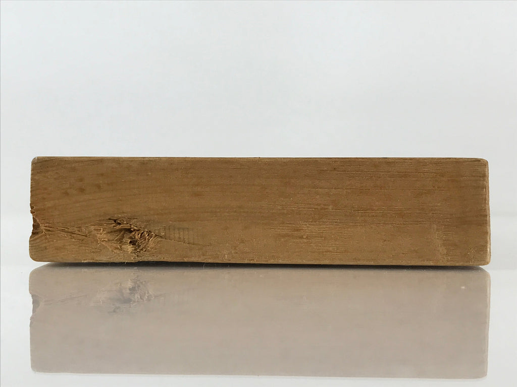 Japanese Wooden Cake Mold Kashigata Sweets Vtg Okame Lady Kg395