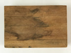 Japanese Wooden Cake Mold Kashigata Sweets Vtg Peach With Leaves Kg394