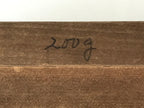 Japanese Wooden Cake Mold Kashigata Sweets Vtg Sunrise Pine Tree Kg401
