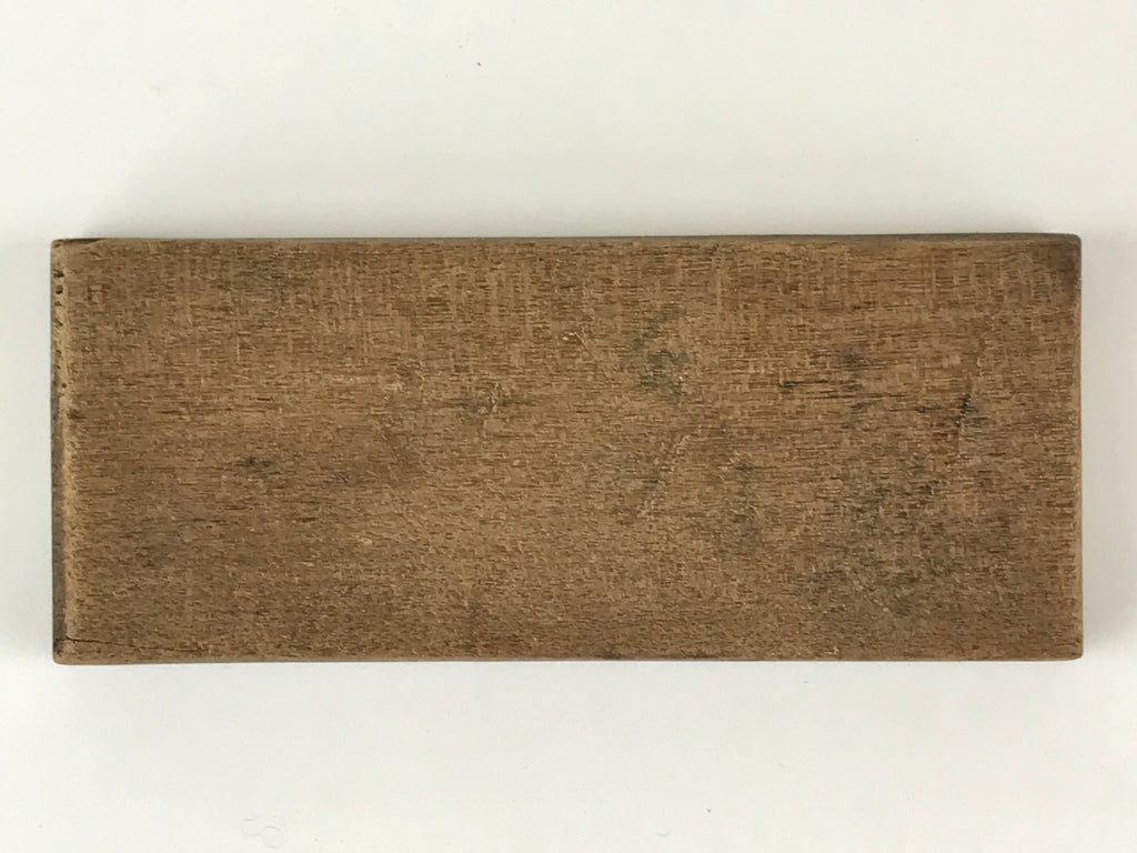 Japanese Wooden Carved Cake Mold Kashigata Kanji Symbol Mold Vtg Wagashi Kg435
