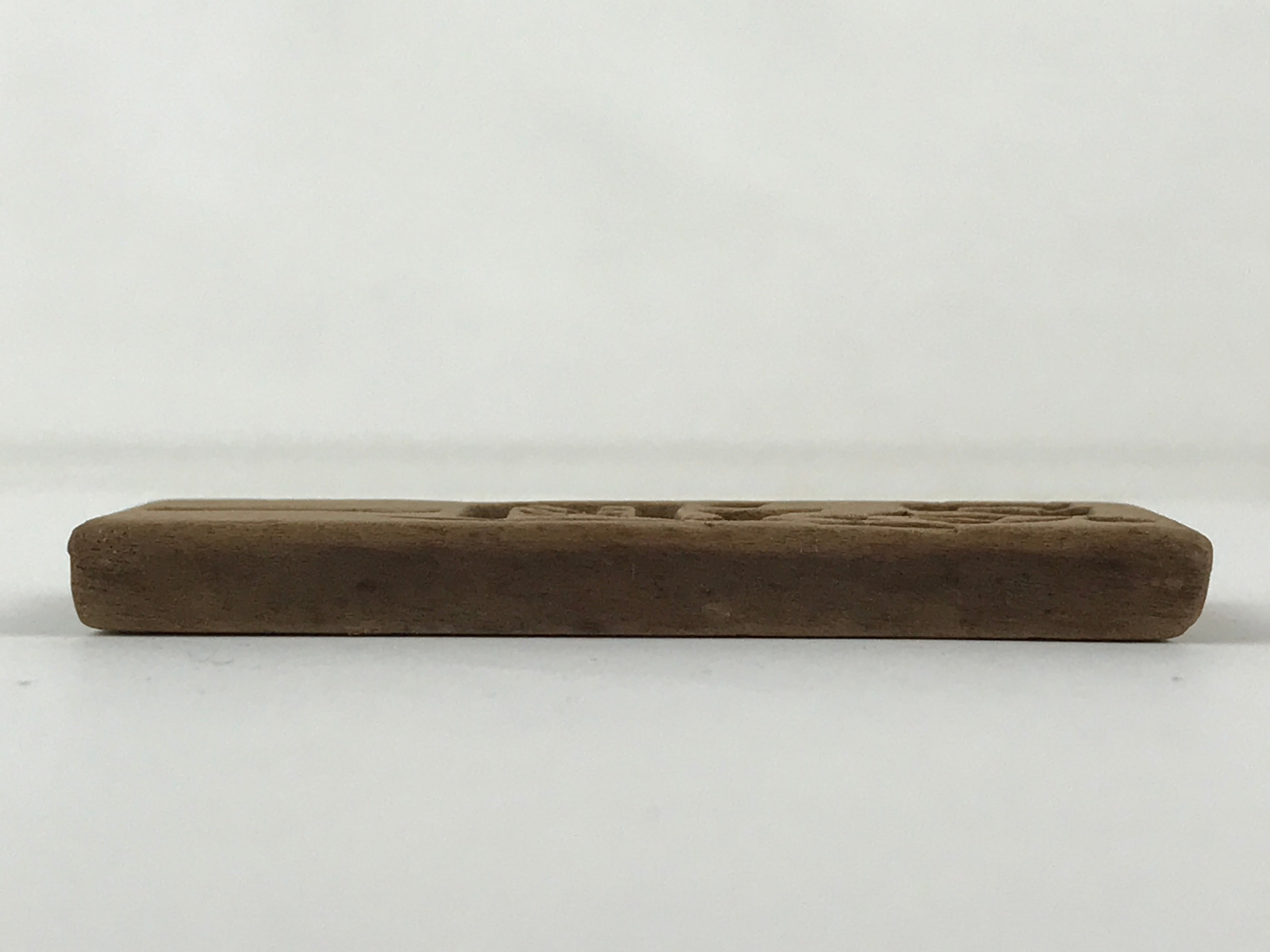 Japanese Wooden Carved Cake Mold Kashigata Kanji Symbol Mold Vtg Wagashi Kg435