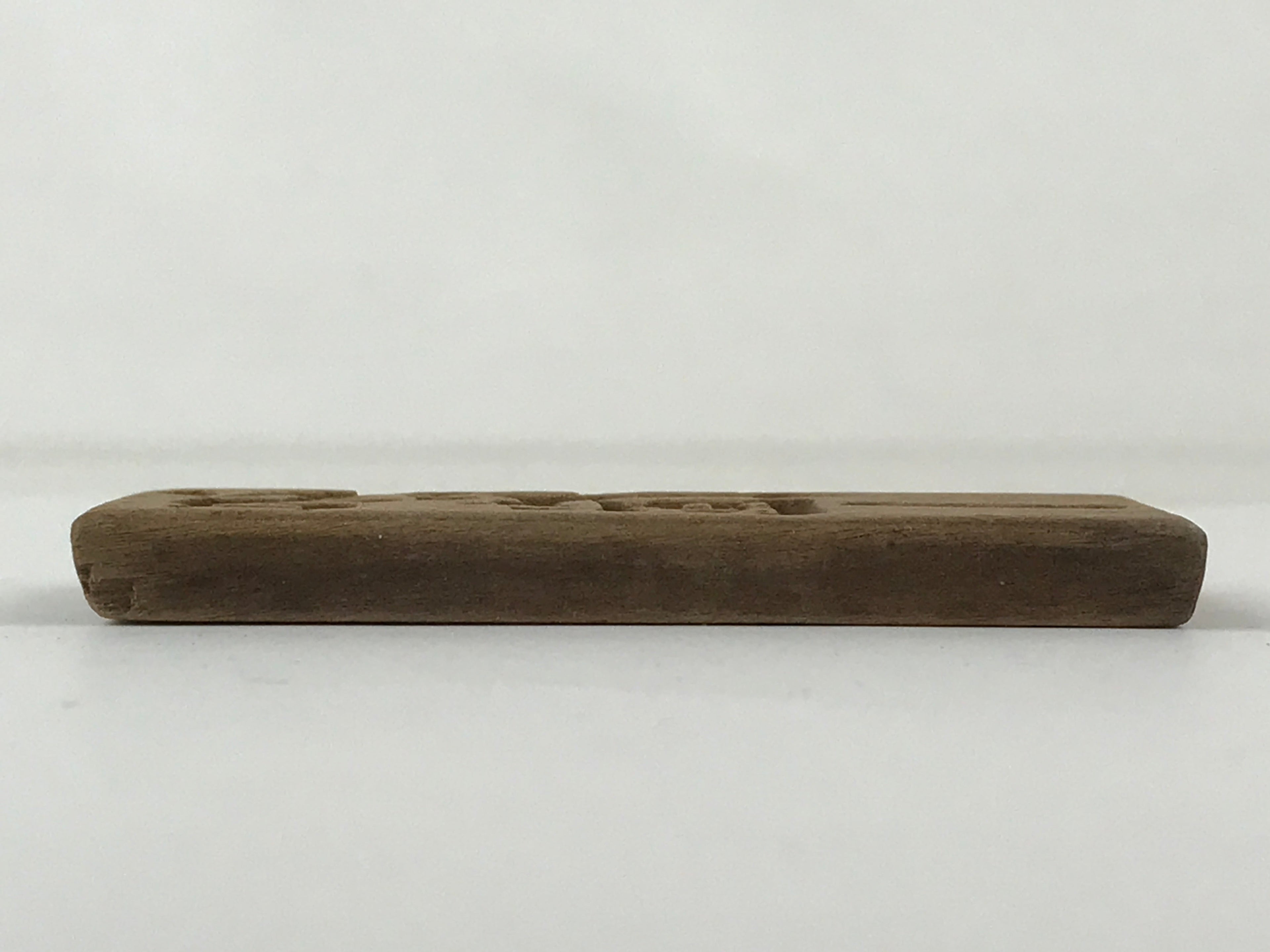 Japanese Wooden Carved Cake Mold Kashigata Kanji Symbol Mold Vtg Wagashi Kg435