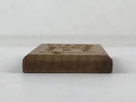 Japanese Wooden Carved Cake Mold Kashigata Kanji Symbol Mold Vtg Wagashi Kg437