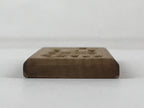 Japanese Wooden Carved Cake Mold Kashigata Kanji Symbol Mold Vtg Wagashi Kg437