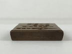 Japanese Wooden Carved Cake Mold Kashigata Kanji Symbol Mold Vtg Wagashi Kg441