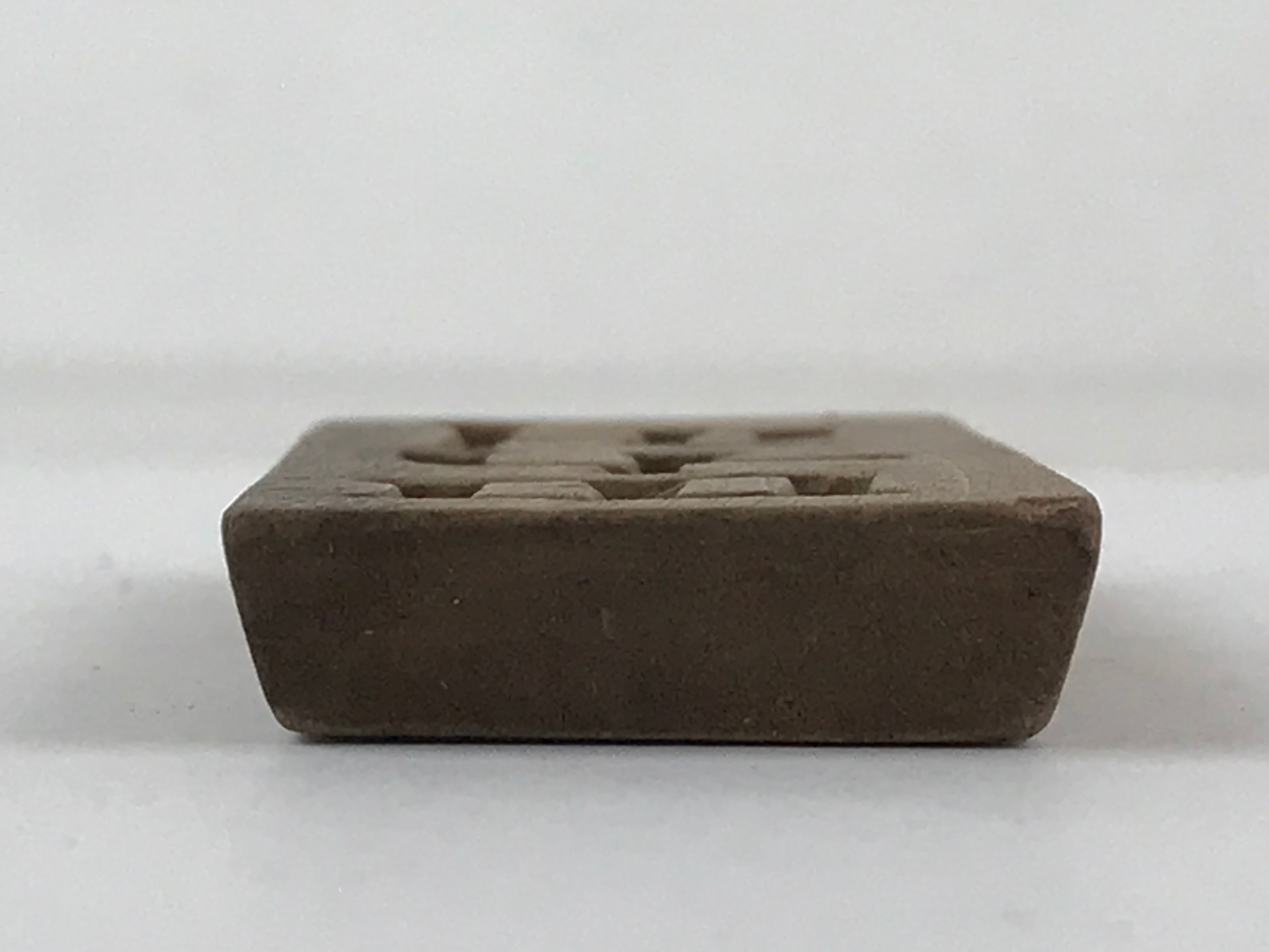 Japanese Wooden Carved Cake Mold Kashigata Kanji Symbol Mold Vtg Wagashi Kg443