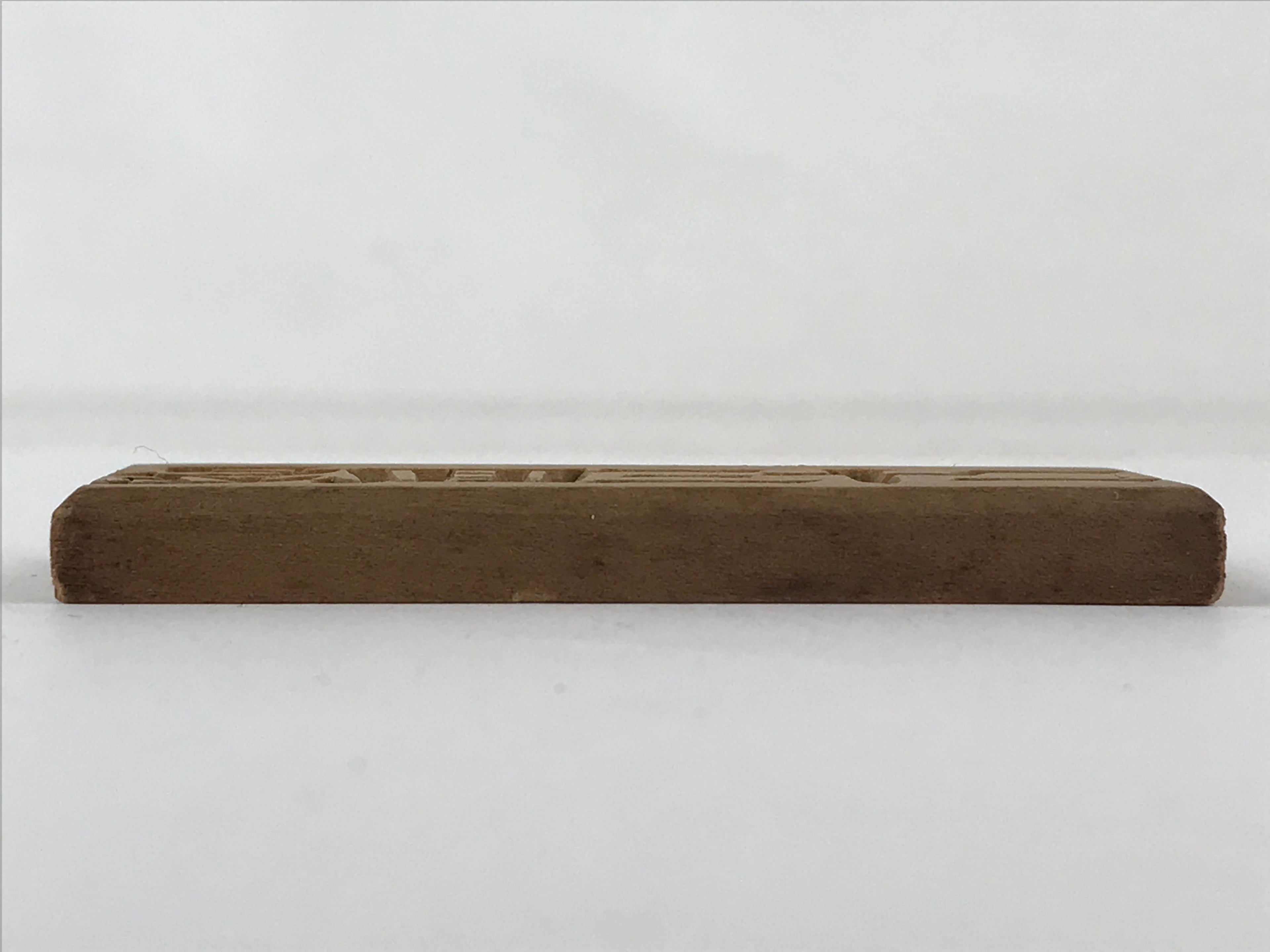 Japanese Wooden Carved Cake Mold Kashigata Kanji Symbol Mold Vtg Wagashi Kg445