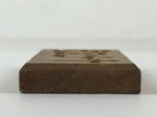 Japanese Wooden Carved Cake Mold Kashigata Kanji Symbol Mold Vtg Wagashi Kg446