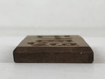 Japanese Wooden Carved Cake Mold Kashigata Kanji Symbol Mold Vtg Wagashi Kg450