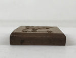 Japanese Wooden Carved Cake Mold Kashigata Kanji Symbol Mold Vtg Wagashi Kg450