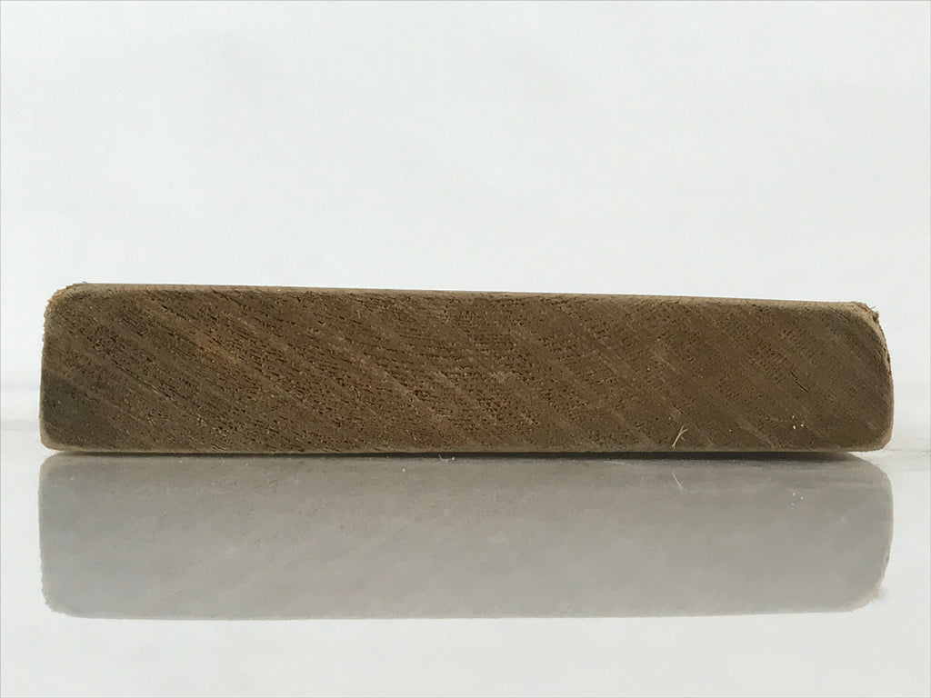 Japanese Wooden Carved Cake Mold Kashigata Sweet Wagashi Vtg Flower Hana Kg421