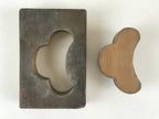 Japanese Wooden Carved Cake Mold Kashigata Sweet Wagashi Vtg Oshigata Kg427