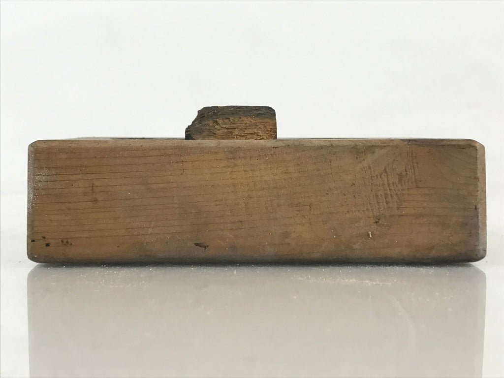 Japanese Wooden Carved Cake Mold Kashigata Sweet Wagashi Vtg Oshigata Kg427