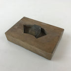 Japanese Wooden Carved Cake Mold Kashigata Sweet Wagashi Vtg Oshigata Kg428